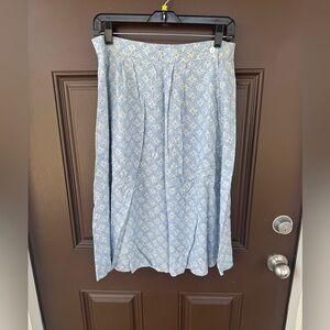 Vintage 90s Y2K Pendleton Floral Lined Skirt